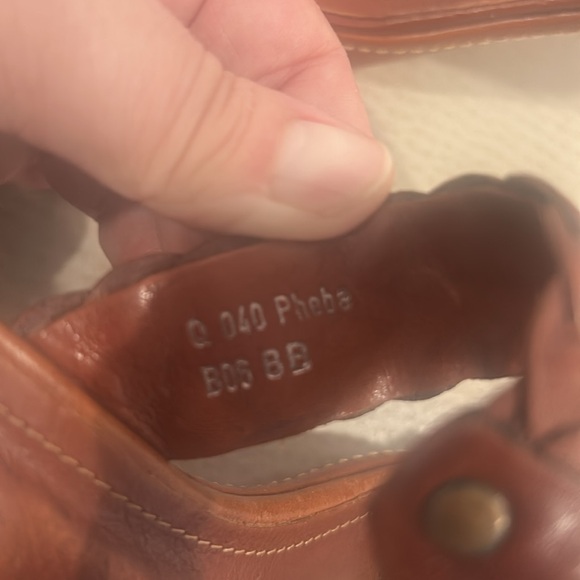 COACH Phebe brown braided Vachetta leather platform sandals - Picture 10 of 16